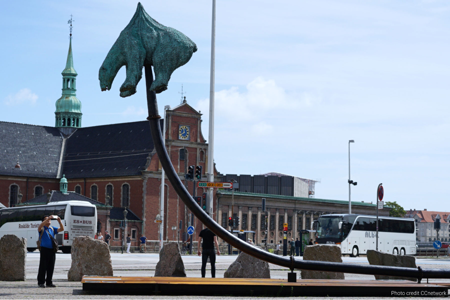 Skulptur Unbearble von Jens Galschiøt